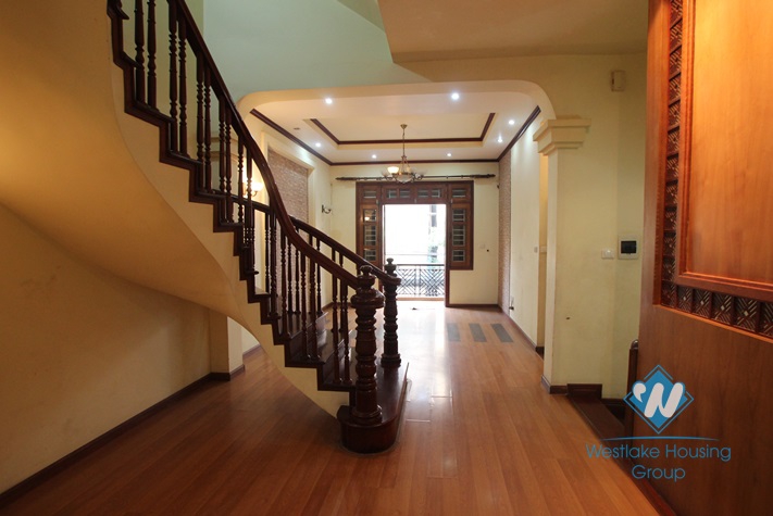 Large house on the street for rent in Linh Lang street, Ba Dinh district, Hanoi 