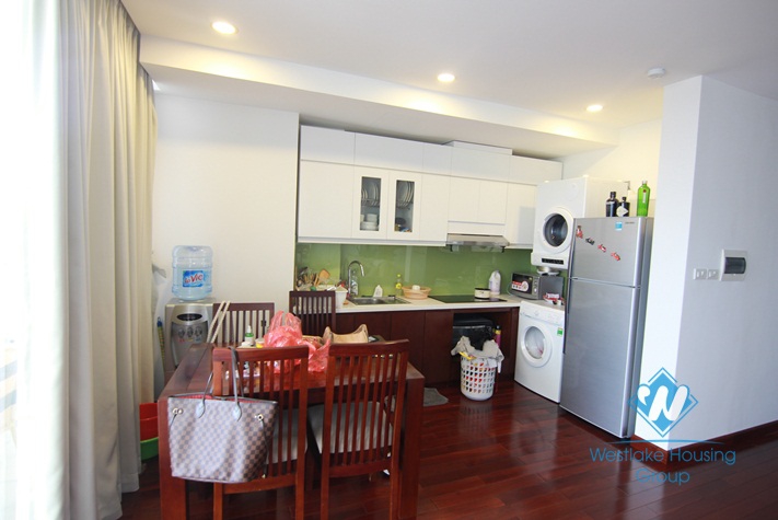 Lake view terrace studio for rent in Truc Bach, Ba Dinh