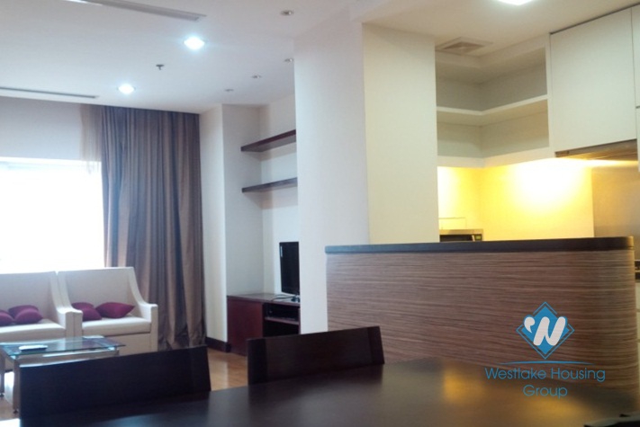 Nice apartment with 3 bedrooms for rent in Hoa Binh Green, Ba Dinh district, Ha Noi