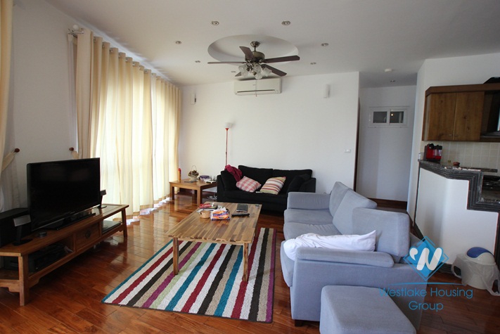 Lake view 02 bedroom apartment for rent in Westlake area, Hanoi- fully furnished