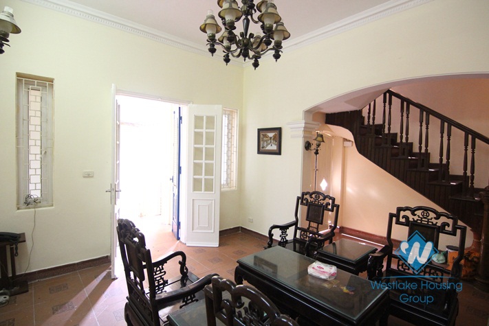 Affordable price 04 bedrooms house for rent in Ba Dinh district, near Lotte Tower