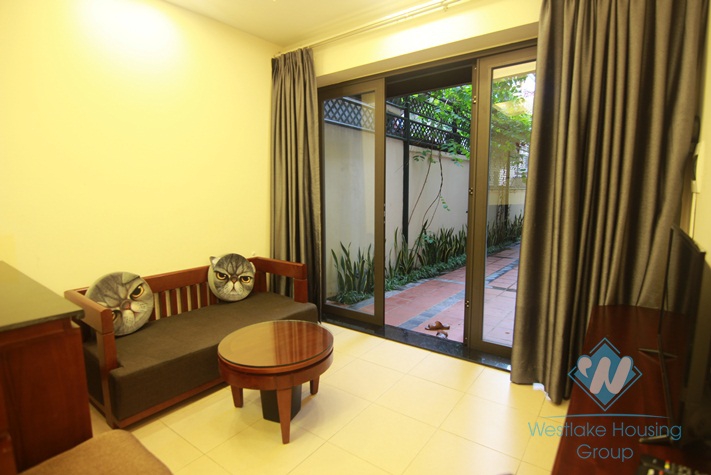 Ba Dinh - Ground floor studio rental with a large yard 