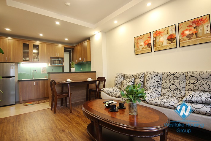 Fully furnished apartment for rent in Yen Phu Village, Tay Ho district