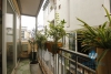 Top floor one bedroom apartment for rent near Lottle Tower, Ba Dinh, Hanoi.