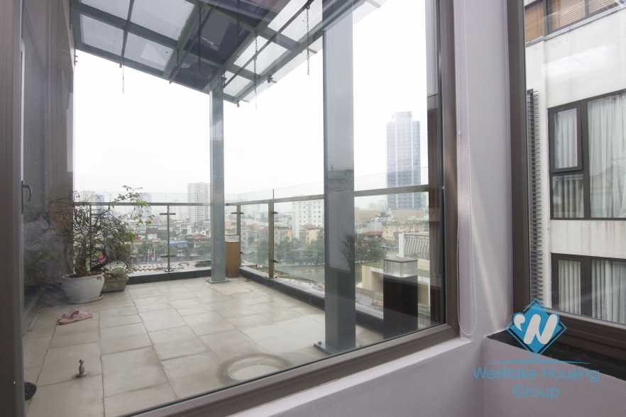 Morden 03 Bedrooms Duplex with lakeview for rent in Kim Ma Street