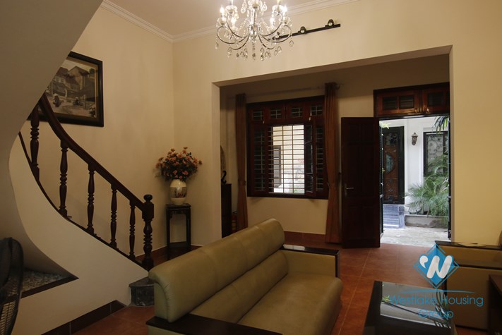 Three bedrooms house for rent in Ba Dinh district, Ha Noi.