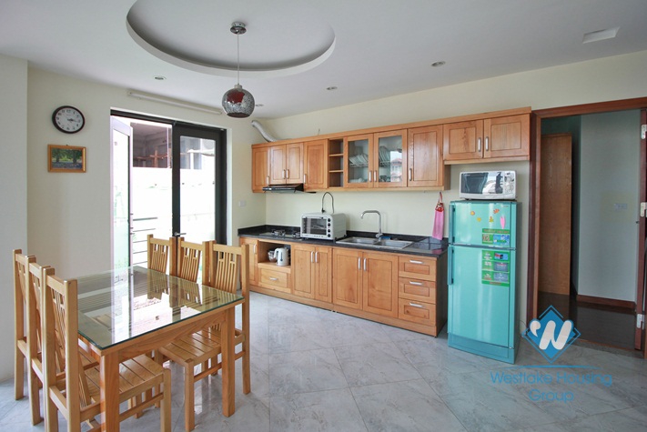 Serviced apartment for lease in Truc Bach area, Ba Dinh, Hanoi