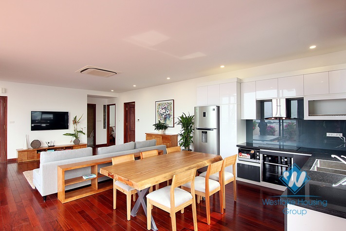 A Luxury and Morden 02 bedrooms apartment with big balcony for rent in Tay Ho area.