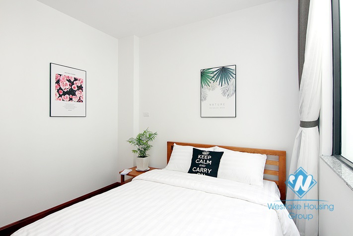 A Luxury and Morden 02 bedrooms apartment with big balcony for rent in Tay Ho area.