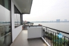 New apartment with lake view for rent in Yen Phu Village, Tay Ho District 
