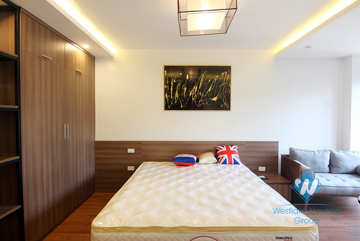 New studio with lake view for rent in Dang Thai Mai, Tay Ho.