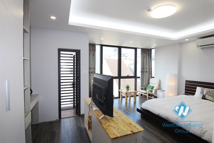 A brand new one bedroom apartment for rent in Tay Ho area.