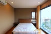 Bedroom with view to Westlake apartment for rent  in Tay Ho district.