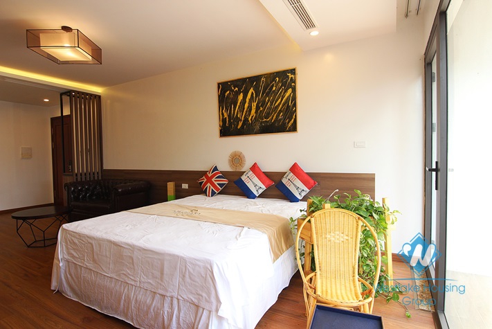Super studio with lakeview for rent in Dang Thai Mai area, Tay Ho district.