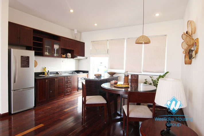 Two bedrooms with big balcony for rent in Tay Ho district, Ha Noi