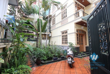 Two bedrooms house with nice yard for rent in Tay Ho area, Ha Noi