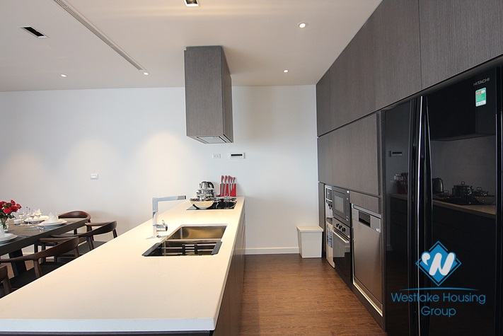 Brand new modern LAKE VIEW apartment for rent in Tay Ho, Hanoi 
