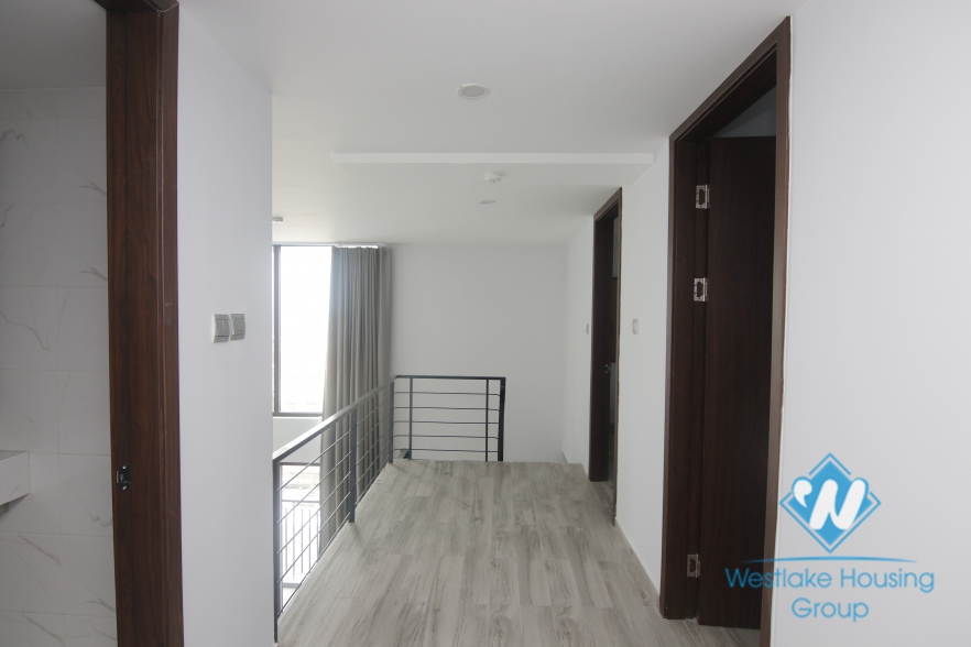 Brand new duplex apartment with 3 bedrooms for rent in Dong Da