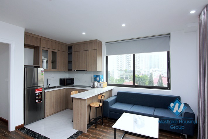 One bedroom apartment with nice balcony for rent To Ngoc Van st, Tay Ho.
