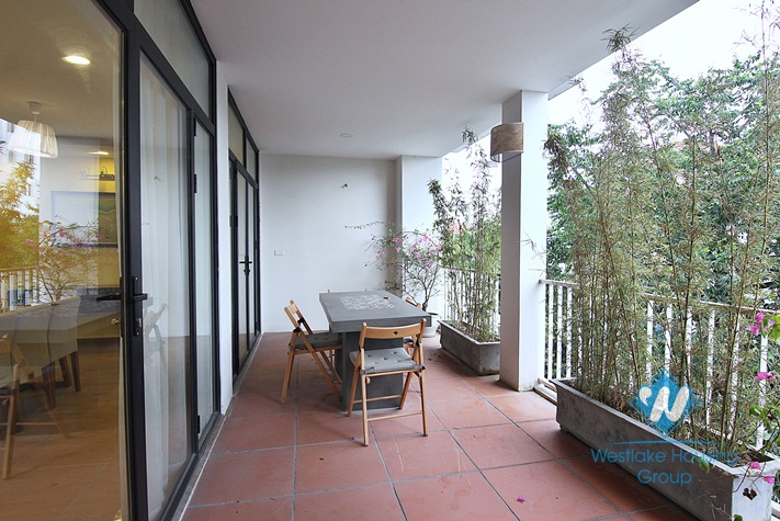 A sweet and delightful 4 bedroom apartment for rent on To Ngoc Van street