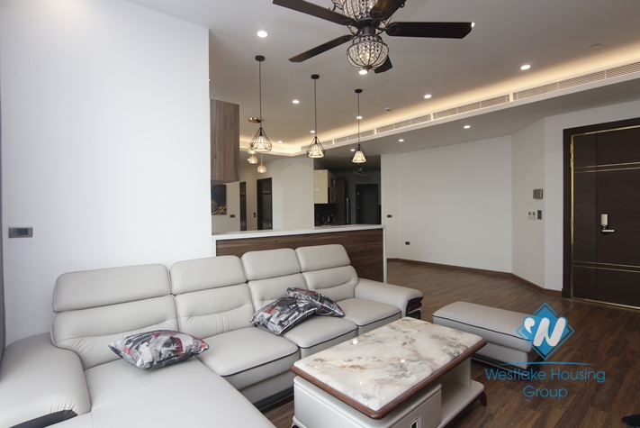 A splendid 3 bedroom apartment for rent in Sun Grand City Tay Ho