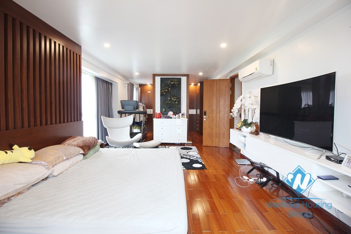 Spacious 4 bedrooms apartment for rent in L-building, Ciputra, Hanoi