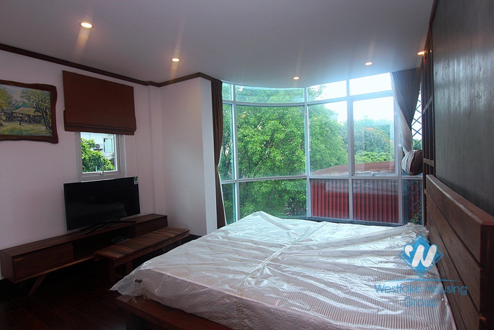 A new and unique 1 bedroom apartment for rent in Tay ho, Ha noi