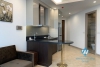 One bedroom apartment with lakeview for rent in Sun Grand Thuy Khue, Ba Dinh.