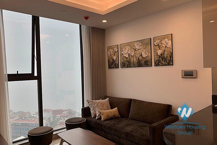 One bedroom apartment with lakeview for rent in Sun Grand Thuy Khue, Ba Dinh.