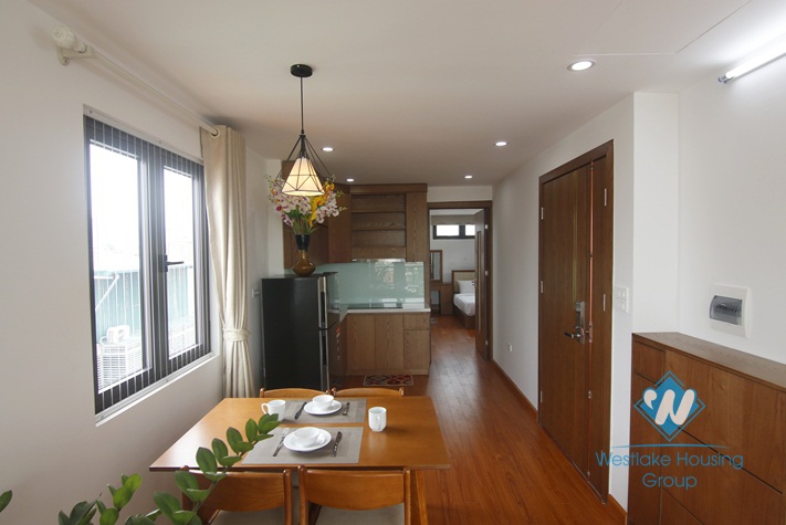 Beautiful and bright 1 bedroom apartment for rent on Linh Lang street