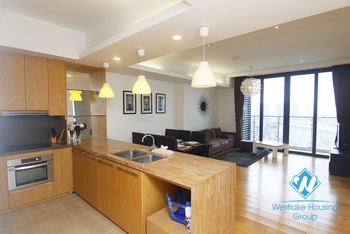 Nice and bright apartment for rent in IPH building, Cau Giay District 