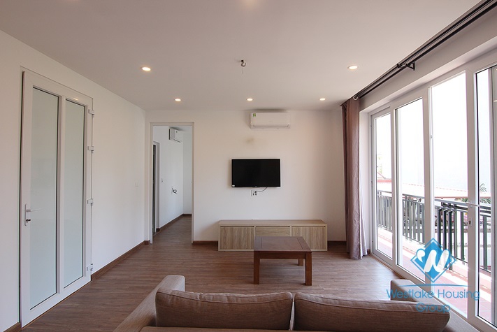 New one bedroom with balcony for rent in Dang Thai Mai st, Tay Ho District 
