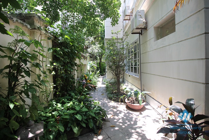 Beautiful house with garden for rent in Ciputra, Tay Ho District 