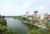 Lake view 1 bedroom apartment for rent in Yen Phu village, Tay Ho