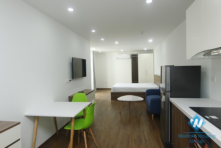 A  modern and brand-new studio on 3rd floor on Dao Tan, Ba Dinh st