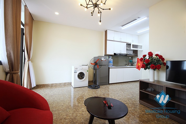 Brandnew and Lakeview one bedroom apartment for rent in Tay Ho district.