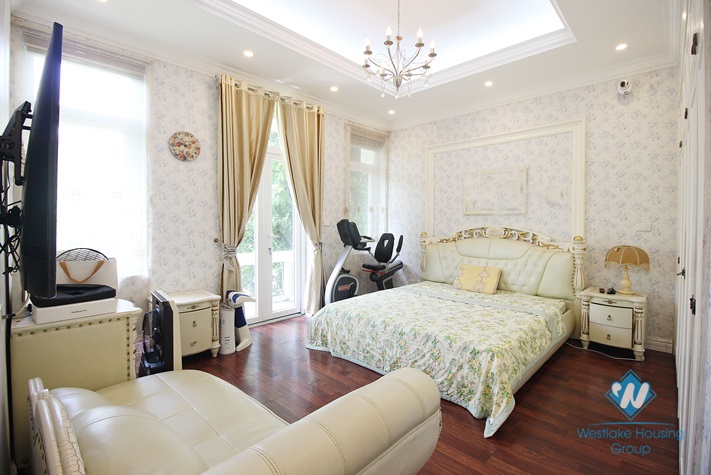 A cozy four-bedroom villa in Ciputra, Tay Ho district, Hanoi