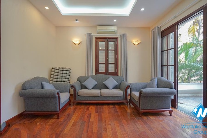A cozy four-bedroom house with a lovely garden in Tay Ho district, Hanoi