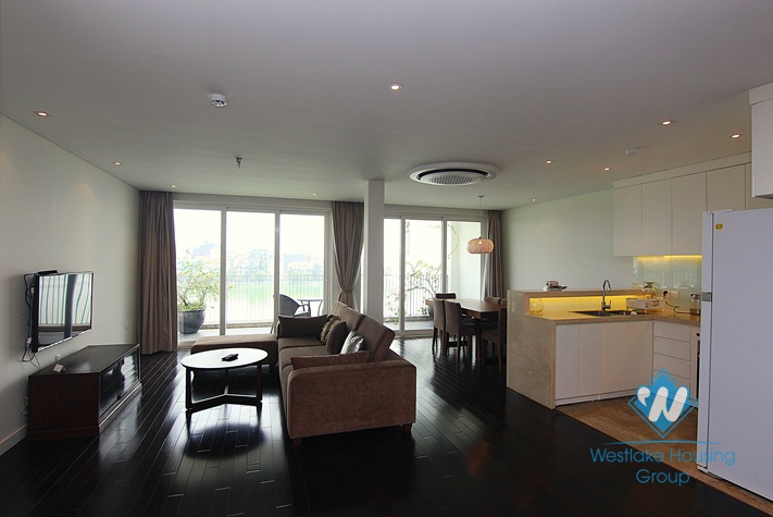 A lake view 2 bedroom apartment for rent in Quang An, Tay Ho