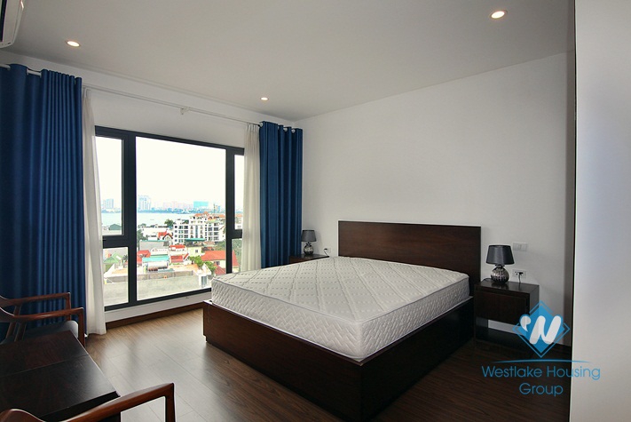 A new 2 bedroom apartment with huge balcony for rent in To ngoc van
