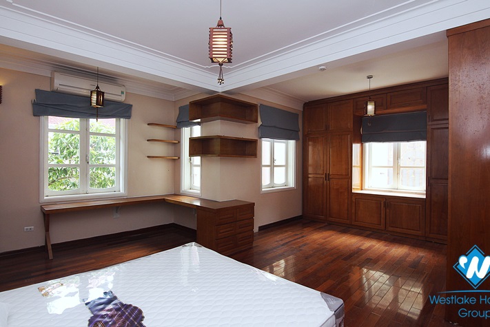 Fully-furnished well-designed five-bedroom house on To Ngoc Van street, Tay Ho district, Hanoi