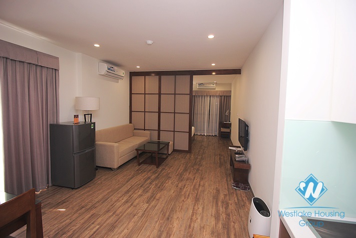 Japanese style 1 bedroom apartment for rent in Kim Ma Thuong, Ba Dinh