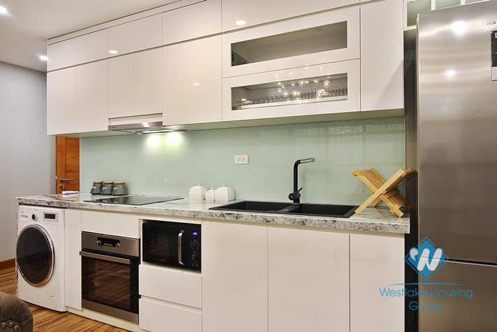 A beautiful and brand new 1 bedroom apartment in De soleil, Xuan Dieu, Tay ho
