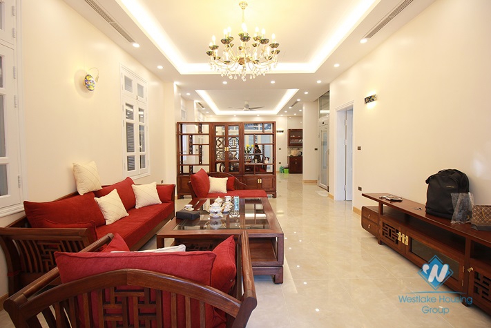 A brand-new 3 story villa in Ciputra, Tay Ho for rent