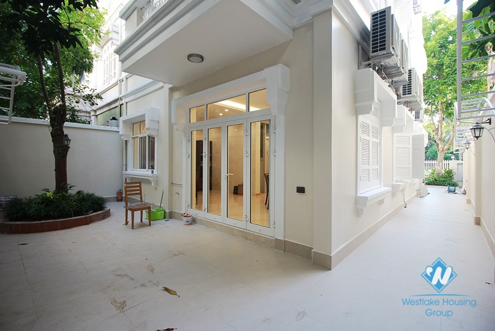 A brand-new 3 story villa in Ciputra, Tay Ho for rent