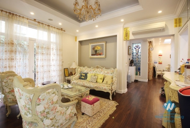 A cozy four-bedroom villa in Ciputra, Tay Ho district, Hanoi