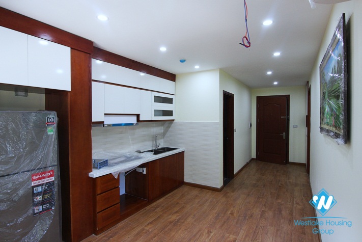 Bright one bedroom apartment near Lotte Building for rent, Vong Thi area, Tay Ho District 