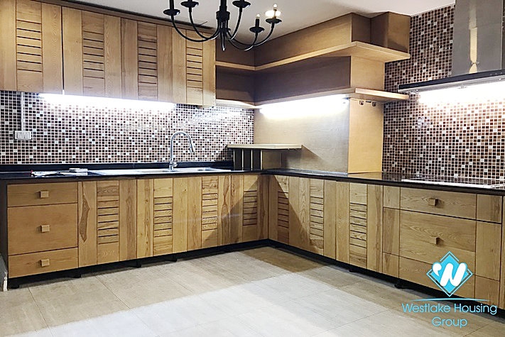 A classic 4 bedroom apartment for rent in Ciputra Compound. 