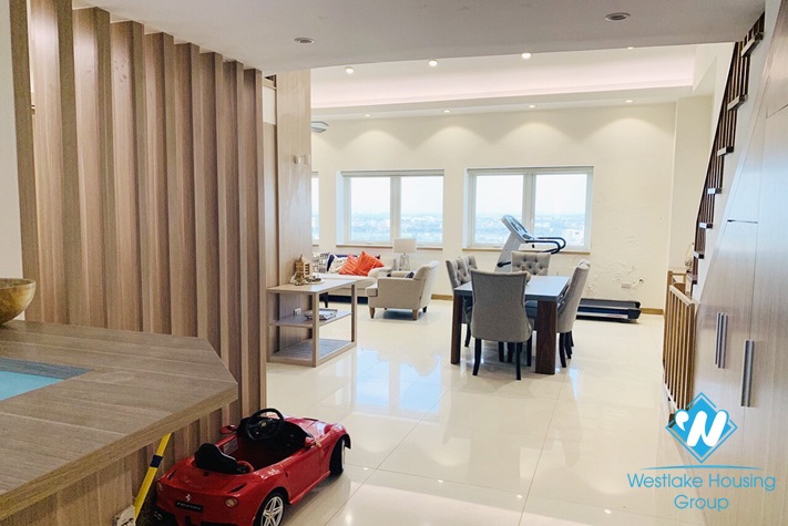 A modern duplex 3 bedroom apartment for rent in Ciputra