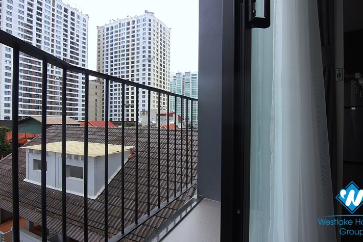 A state-of-the-art and fully furnished one-bedroom apt on Tay Ho street, Tay Ho district
